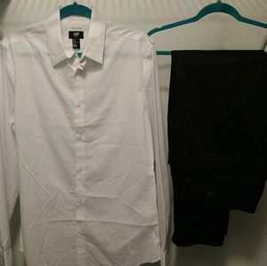 SLIM FIT BLACK AND WHITE H&M FIT BRAND NEW